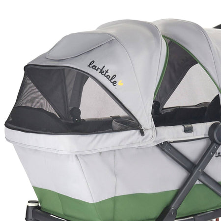 open box wagon stroller Larktale Caravan Coupe Quad Stroller / Wagon