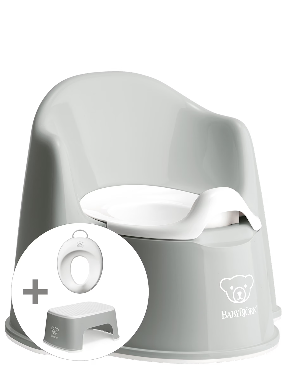 Potty Training Bundle Potty Seats Baby Bjorn Grey / White