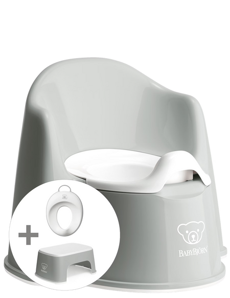 Potty Training Bundle Potty Seats Baby Bjorn Grey / White