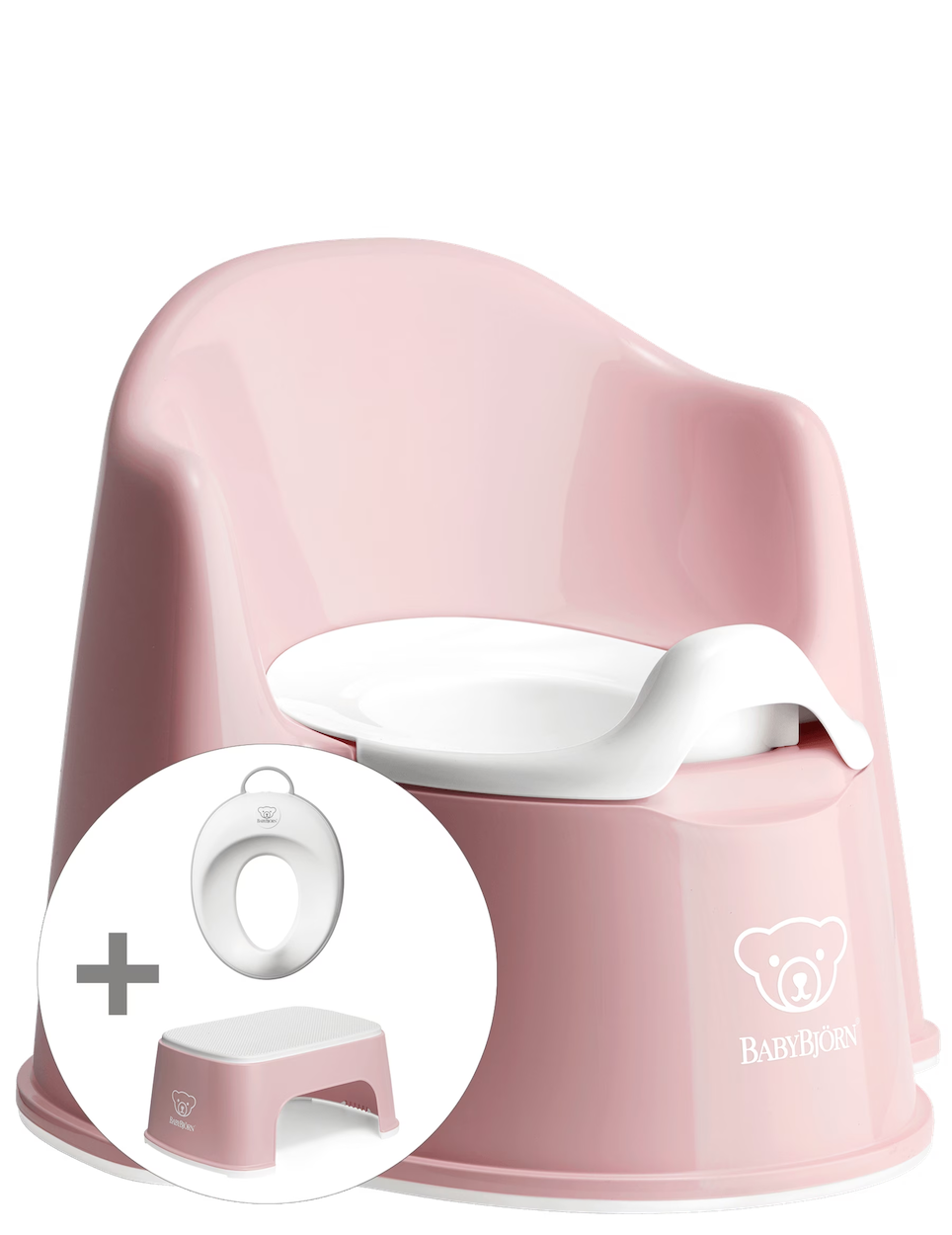Potty Training Bundle Potty Seats Baby Bjorn Powder Pink / White