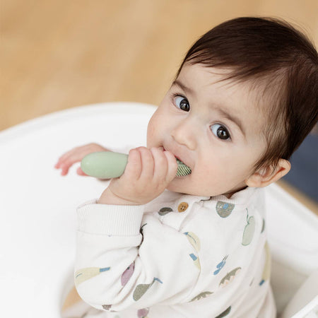 Baby-Led™ Toothbrush (Baby 3+ months) Pacifiers & Teethers ezpz