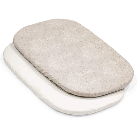 Snoozi Fitted Sheet 2-Pack Crib Sheets Stokke