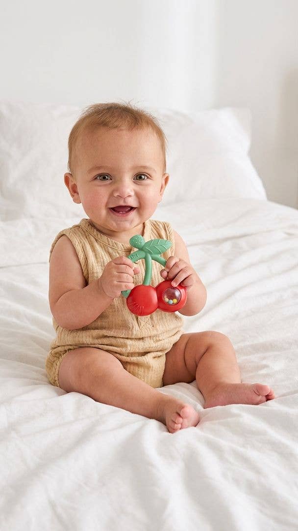 Bitzy Shake™ - Silicone Teether with Rattle Pacifiers & Teethers Itzy Ritzy
