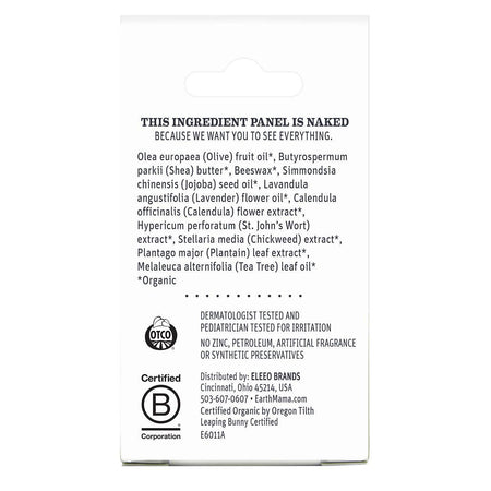 Organic Diaper Balm Lotions & Moisturizers Earth Mama Organics