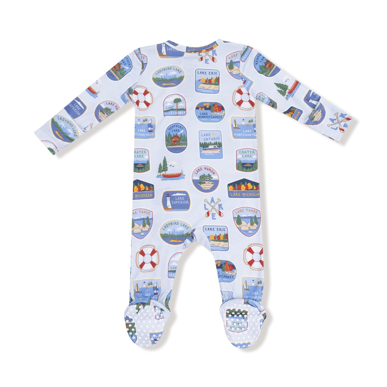 Lake Stickers - 2 Way Zipper Footie Footies Angel Dear