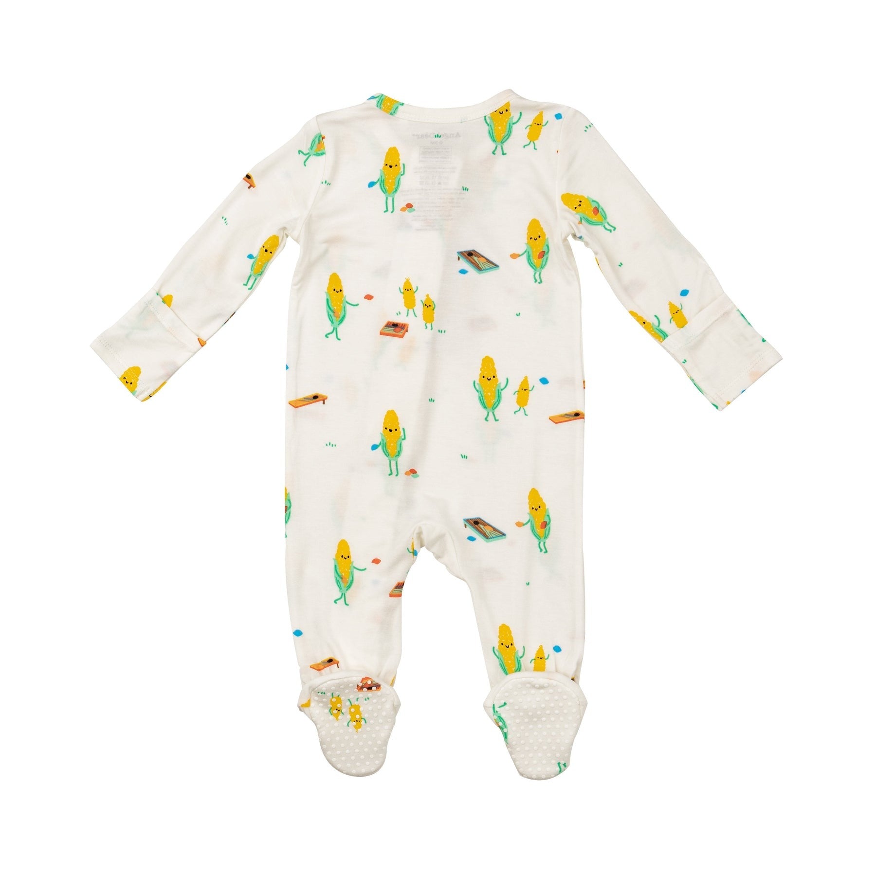 Cornhole 2 Way Zipper Footie Clothing - Infant Angel Dear