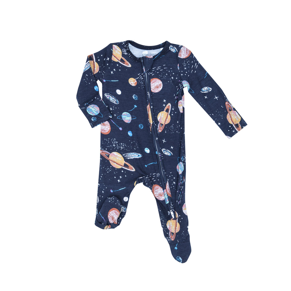 Solar System 2 Way Zipper Footie