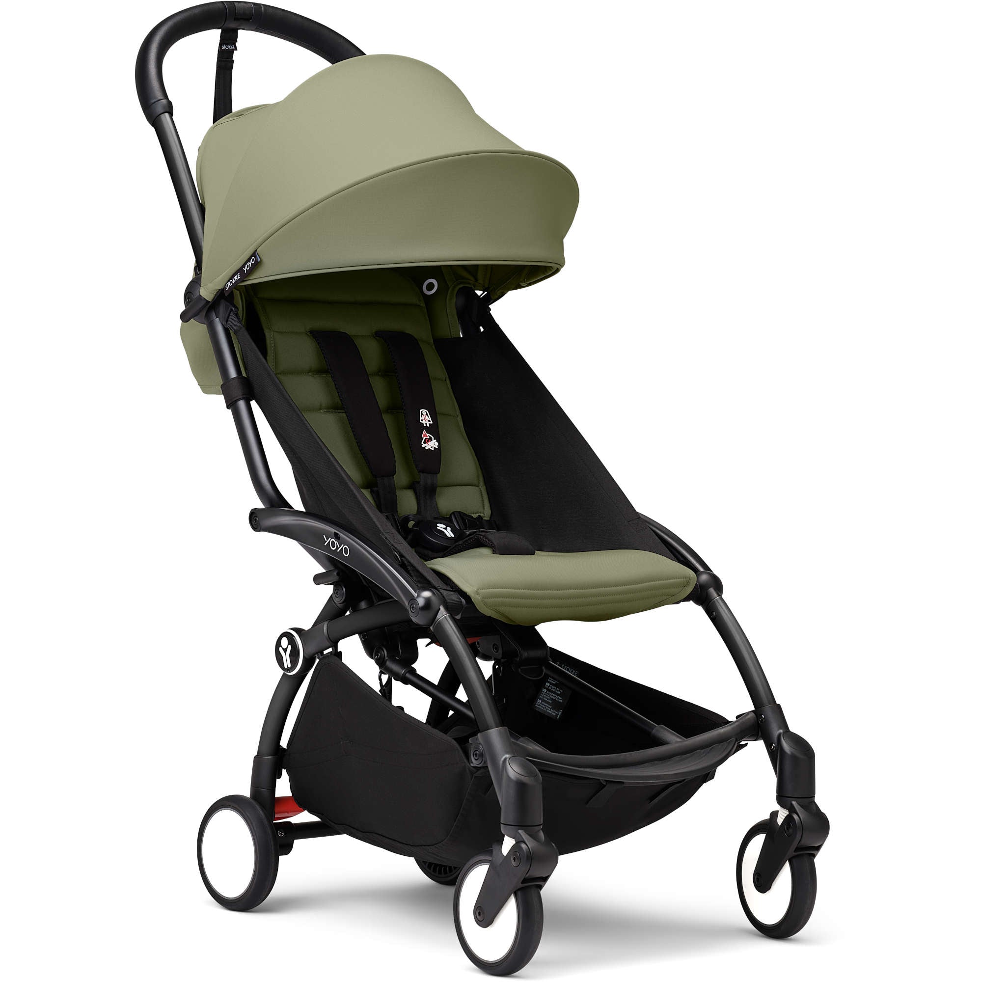 Stokke YOYO³ Stroller From 6 Months Strollers - Single Stokke Olive on Black