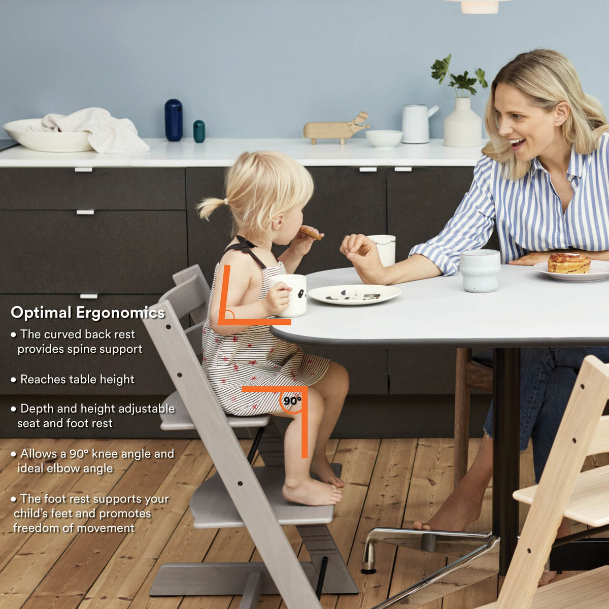 Tripp Trapp High Chair² Oak High Chairs Stokke