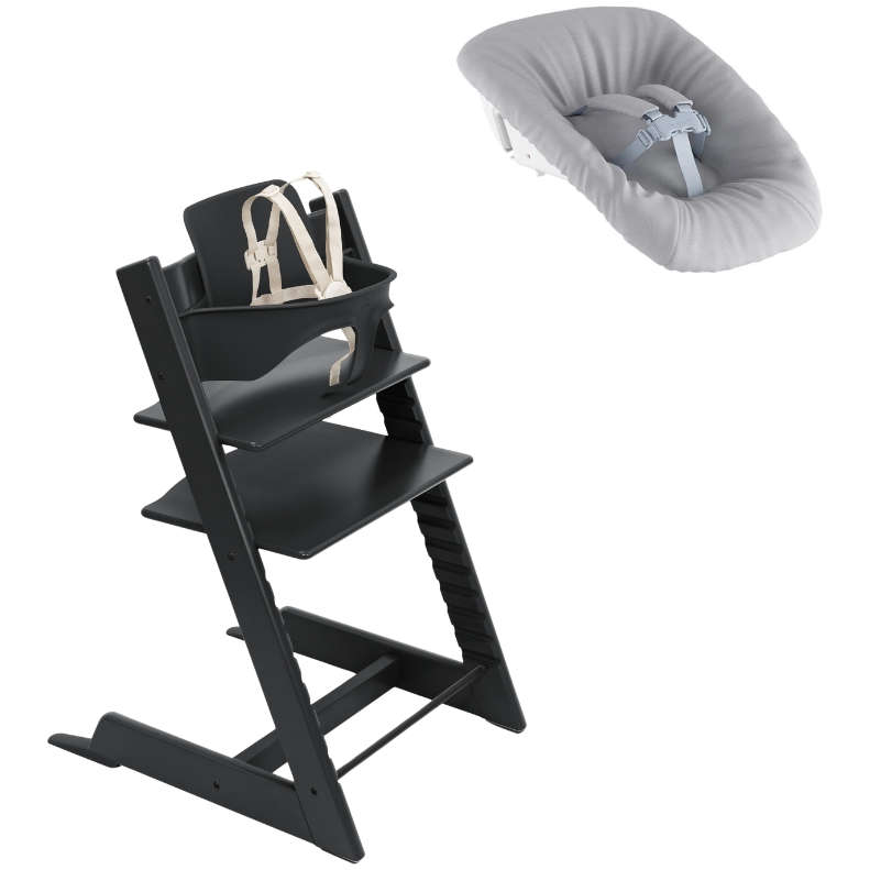 Tripp Trapp High Chair² with Newborn Set High Chairs Stokke