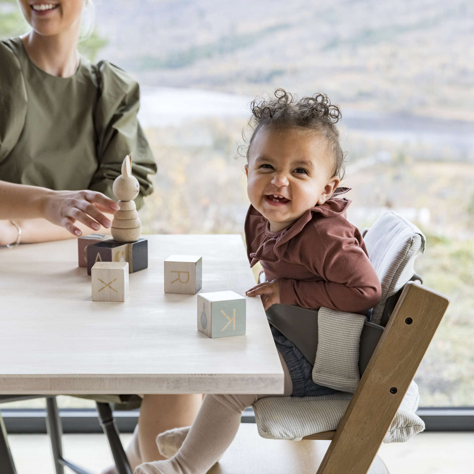 Tripp Trapp High Chair² with Cushion + Stokke Tray High Chairs Stokke