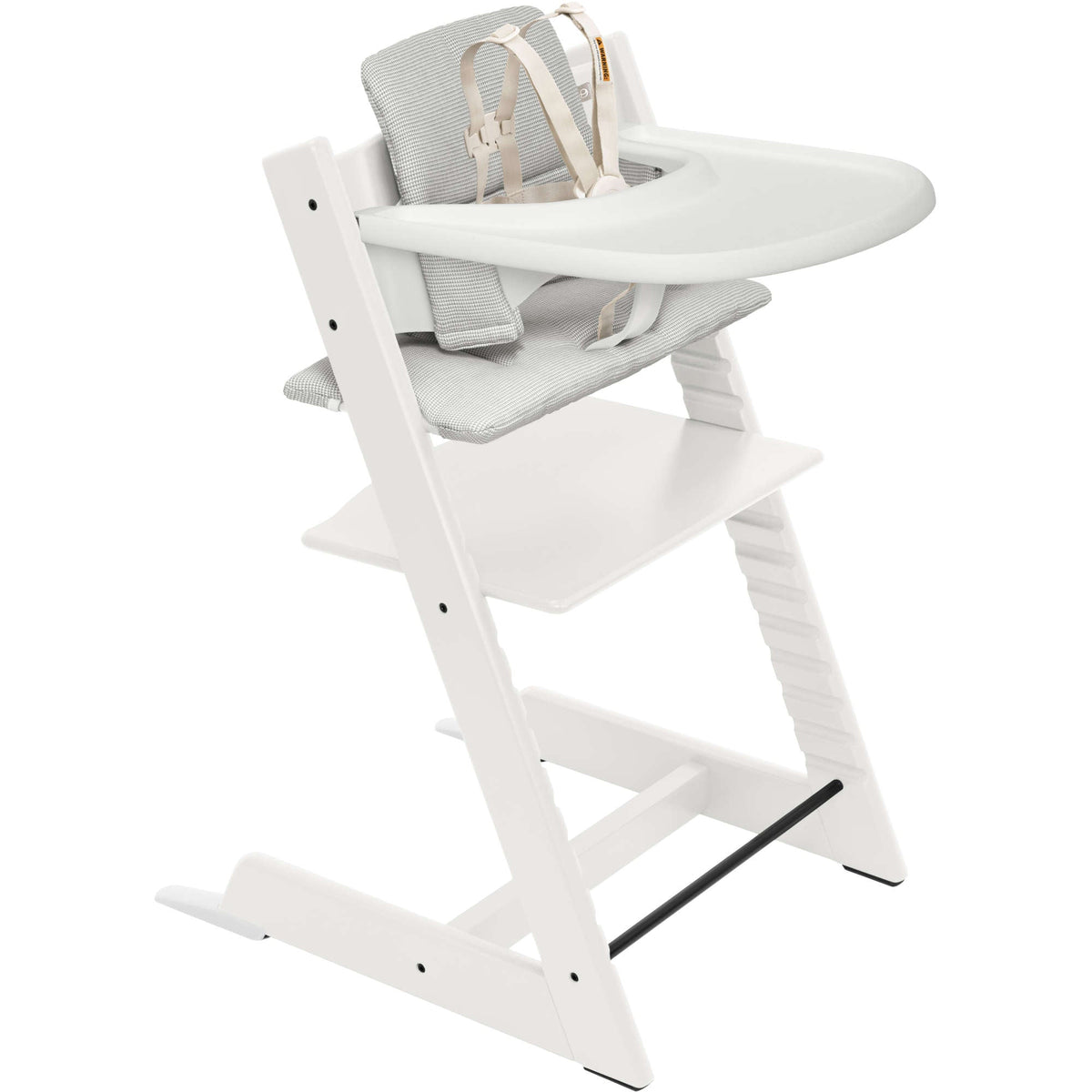 Tripp Trapp High Chair² with Cushion + Stokke Tray High Chairs Stokke