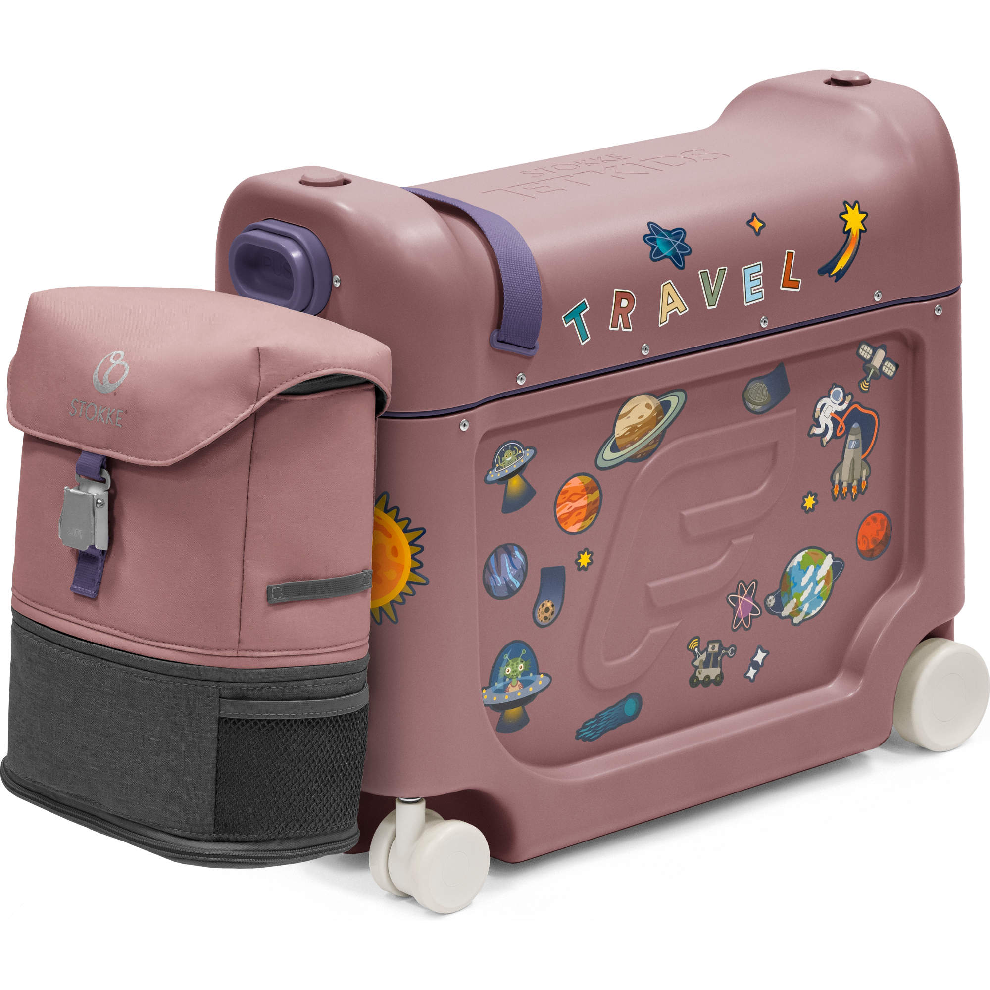 Stokke JetKids Travel Bundle - Coral Pink – Destination Baby & Kids