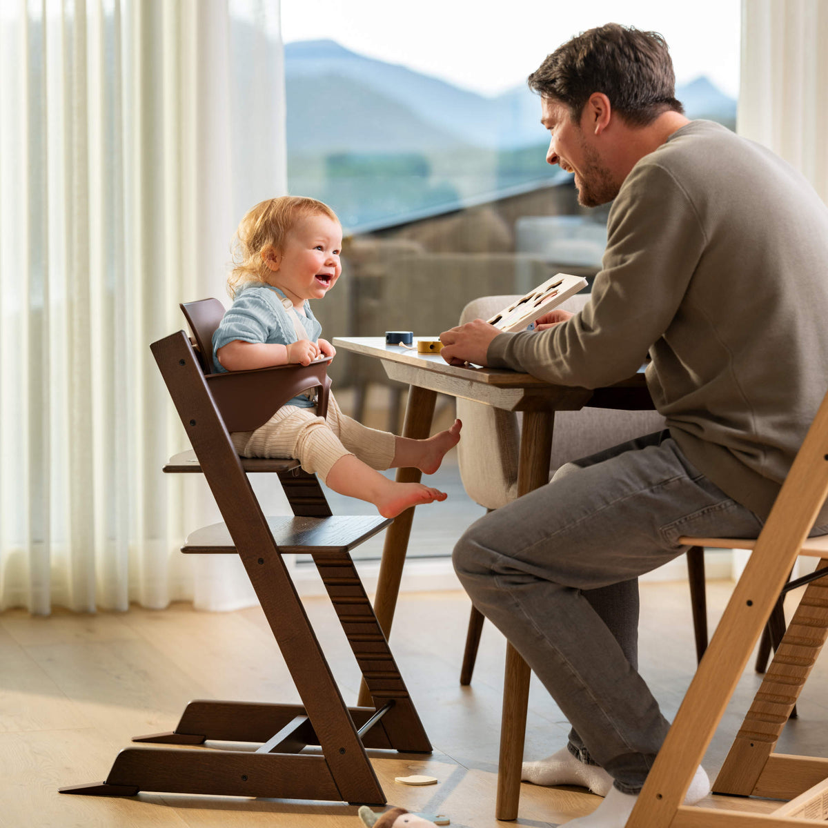 Tripp Trapp High Chair² with Cushion, Tray and Newborn Set High Chairs Stokke