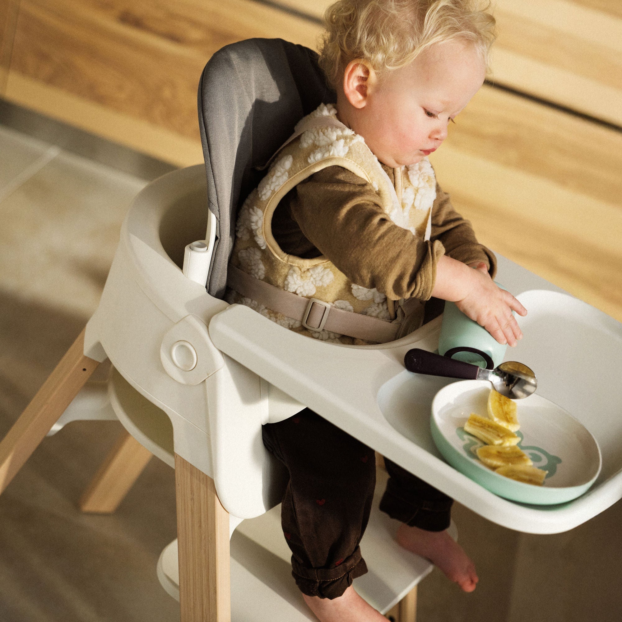 stokke high chair black Stokke Steps High Chair