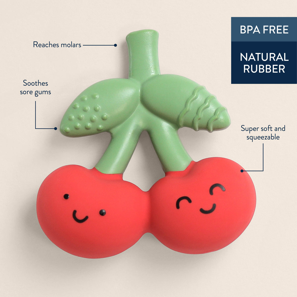 Comfort Crew™ Cherries Pacifiers & Teethers Itzy Ritzy