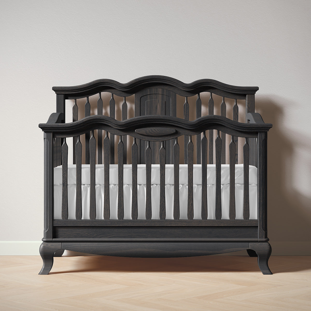 Romina Cleopatra Convertible Crib / Open Back Cribs Romina Furniture Aqua Grey