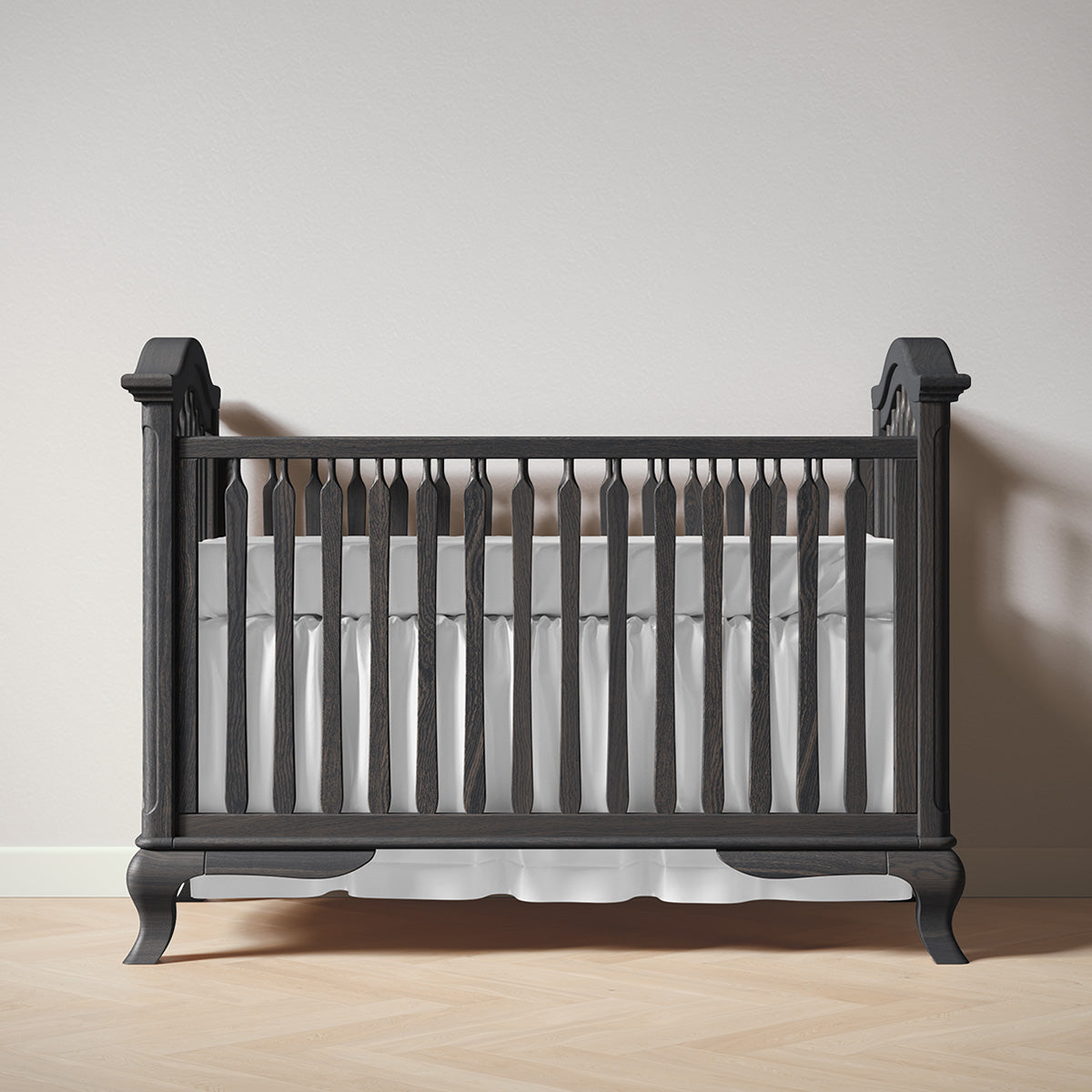 Romina Cleopatra Classic Crib Cribs Romina Furniture Aqua Grey