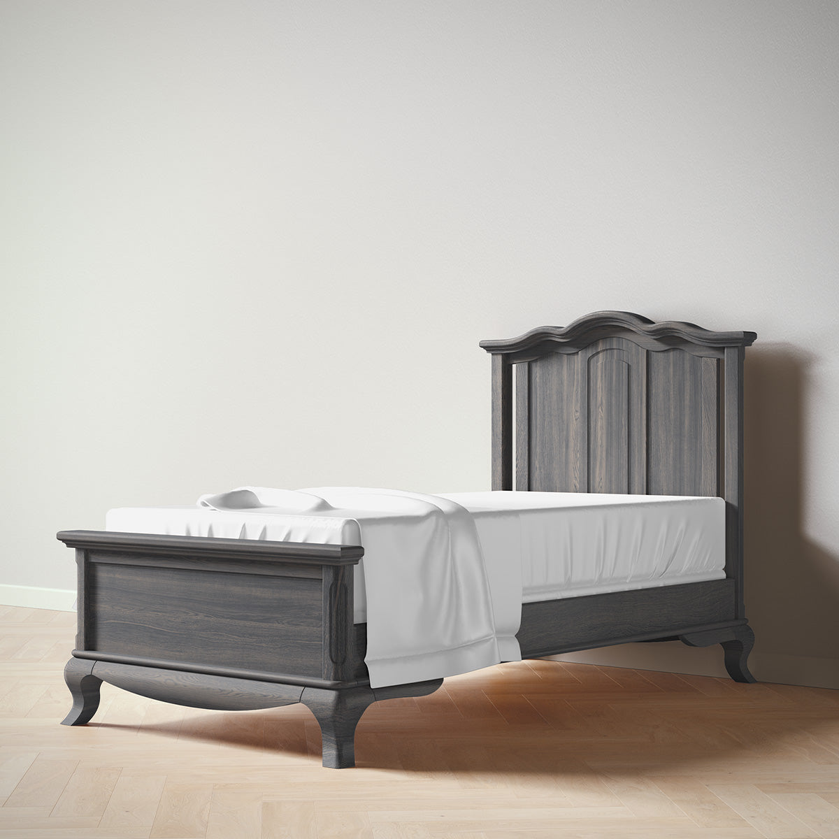 Romina Cleopatra Twin Bed Beds - Twin Romina Furniture Aqua Grey