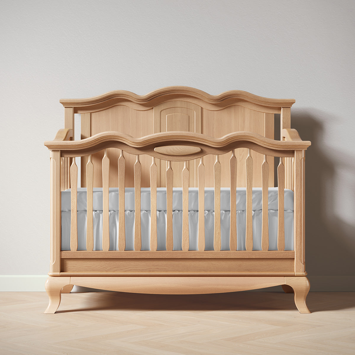 Romina Cleopatra Convertible Crib / Solid Back Cribs Romina Furniture Albero Puro