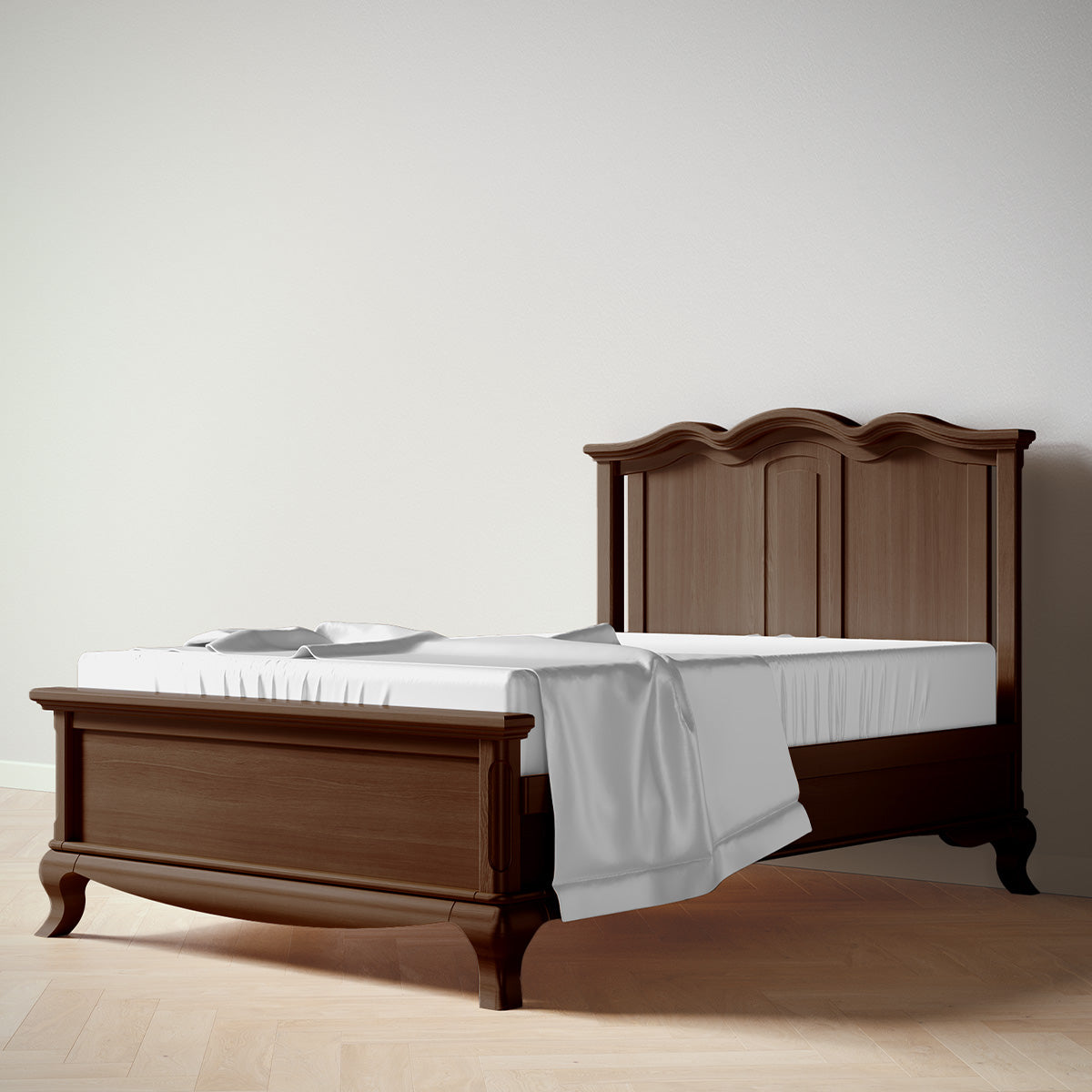 Romina Cleopatra Full Bed / Solid Back Beds - Full Romina Furniture Nocello