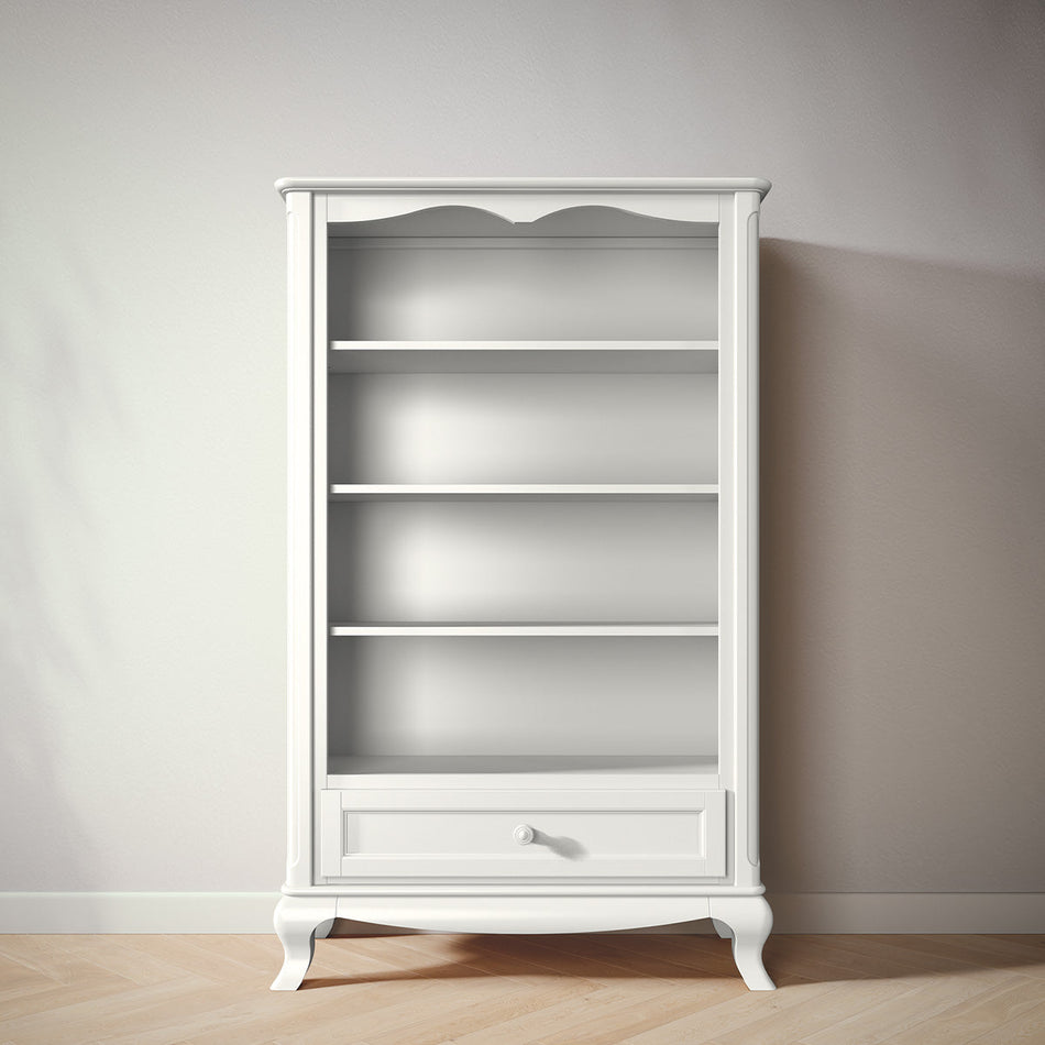 Cleopatra Bookcase Bookcases Romina Furniture Solid White Standard