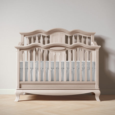 Romina Cleopatra Convertible Crib / Open Back Cribs Romina Furniture Washed White