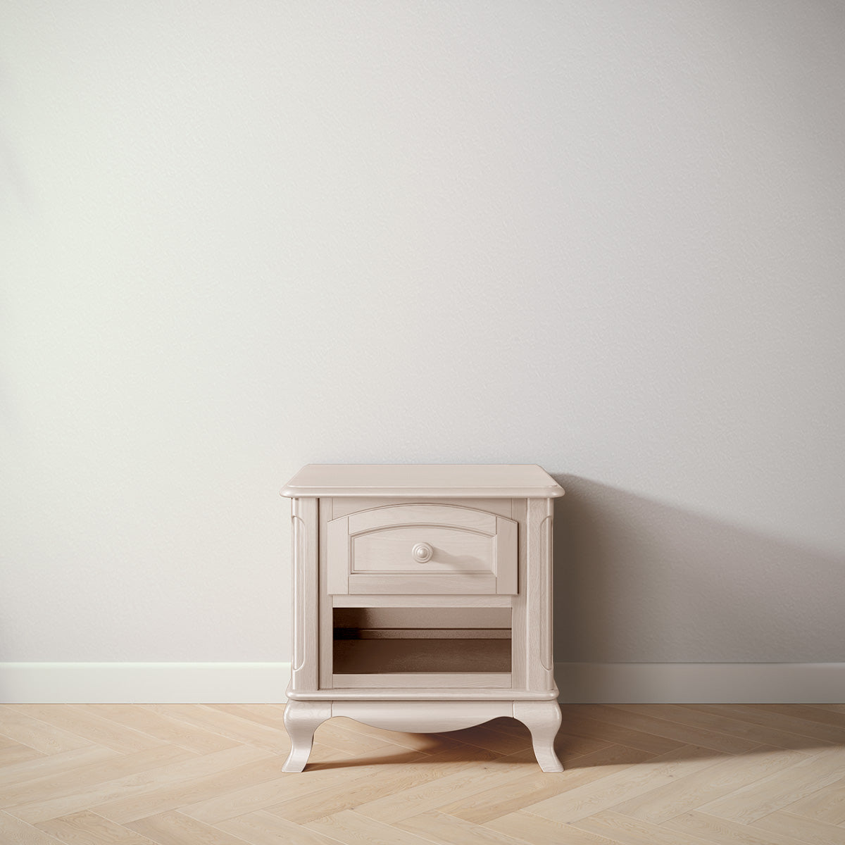 Romina Cleopatra Nightstand Nightstands Romina Furniture Washed White Standard