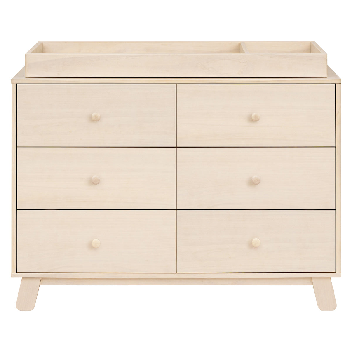 Hudson Modern 6-Drawer Double Dresser Dressers Babyletto