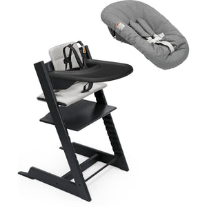 Black + Anthracite Cushion, Black Tray & Newborn Set