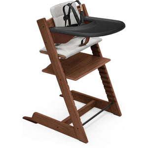 Oak Warm Brown + Anthracite Cushion, Black Tray