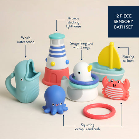 Seaside Splash Gift Set™ Bath + Water Toy Activity Toys Itzy Ritzy