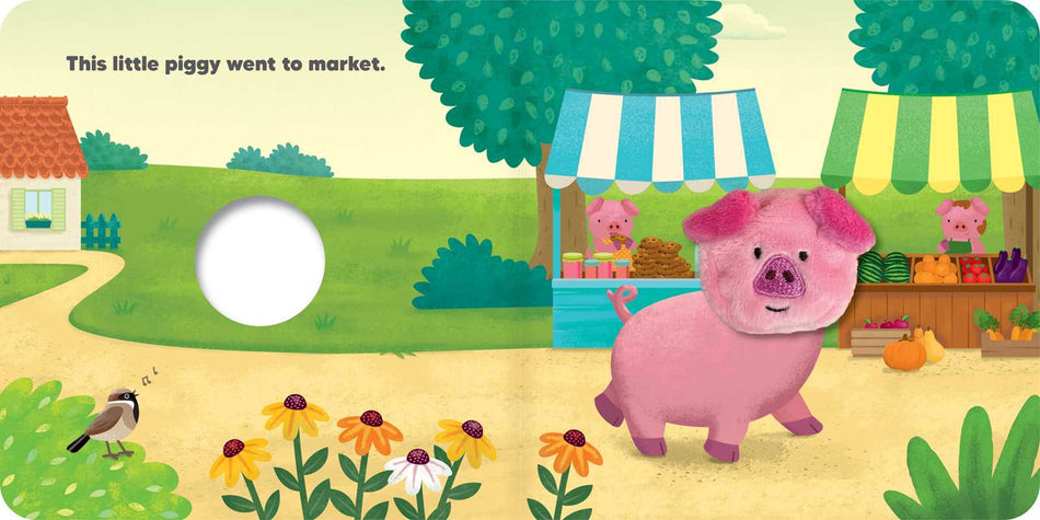 This Little Piggy: Finger Puppet Book by