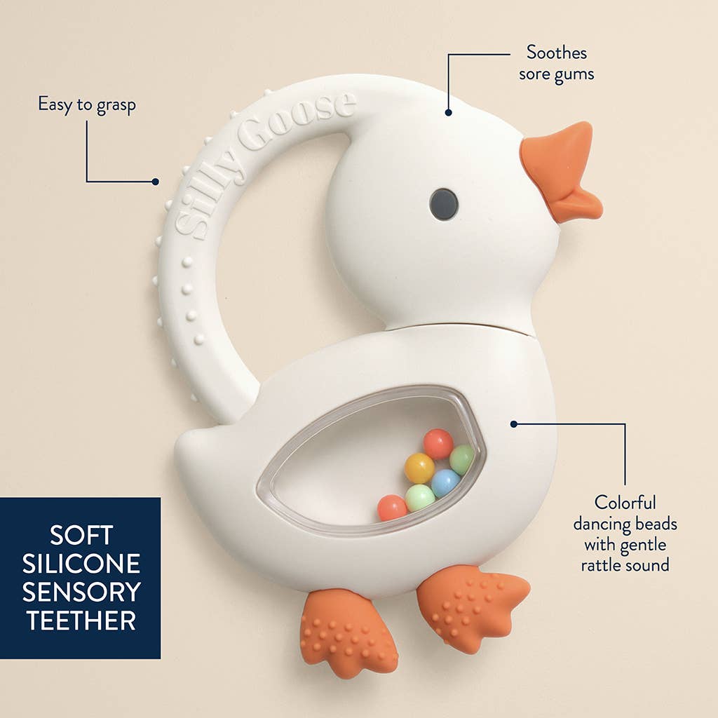 Bitzy Shake™ - Silicone Teether with Rattle Pacifiers & Teethers Itzy Ritzy