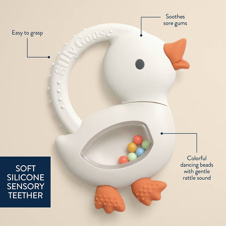 Bitzy Shake™ - Silicone Teether with Rattle Pacifiers & Teethers Itzy Ritzy