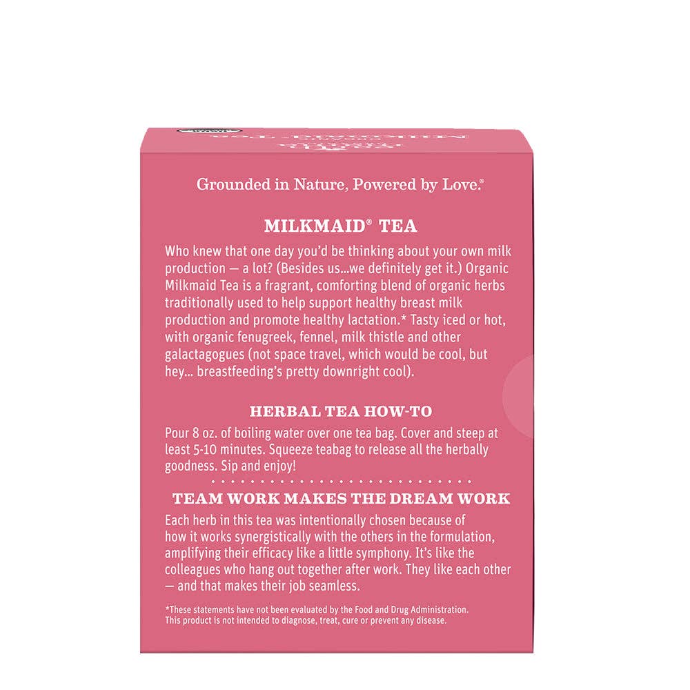 Organic Milkmaid® Tea Products for Mom Earth Mama Organics