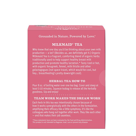 Organic Milkmaid® Tea Products for Mom Earth Mama Organics