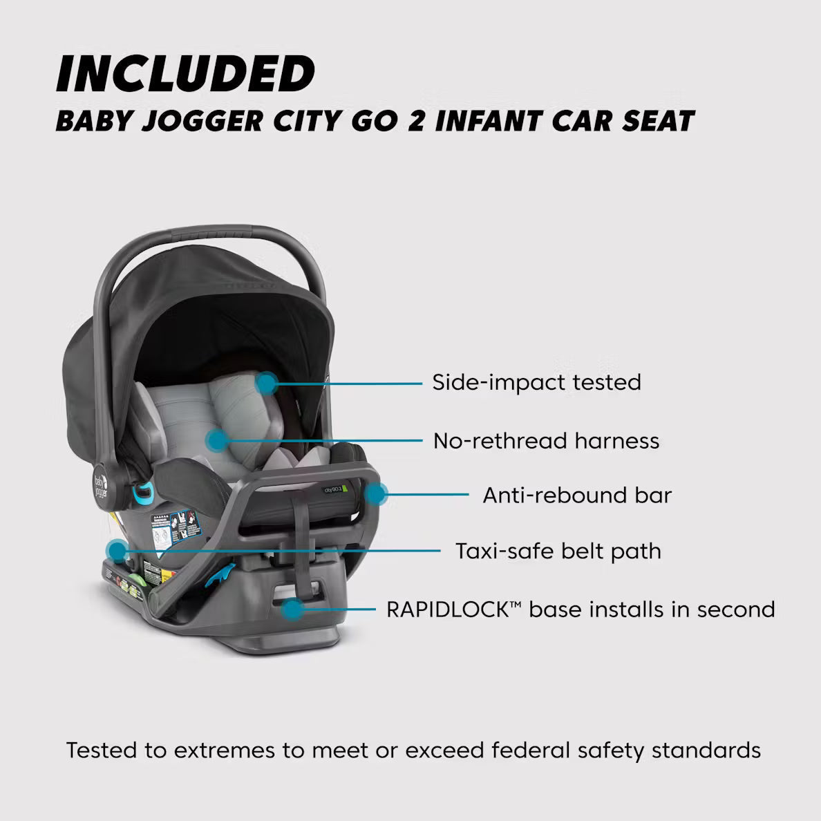 City Mini GT2 + City Go 2 Travel System Strollers - Travel Systems Baby Jogger