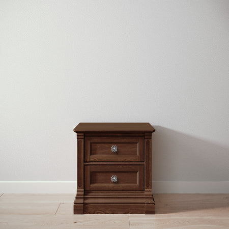 Romina Imperio Nightstand Nightstands Romina Furniture Nocello Celtic Knot - Pewter