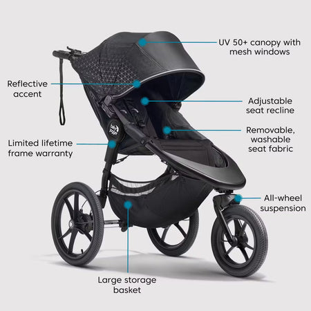 Summit X3 Single Jogging Stroller Strollers - Single Baby Jogger