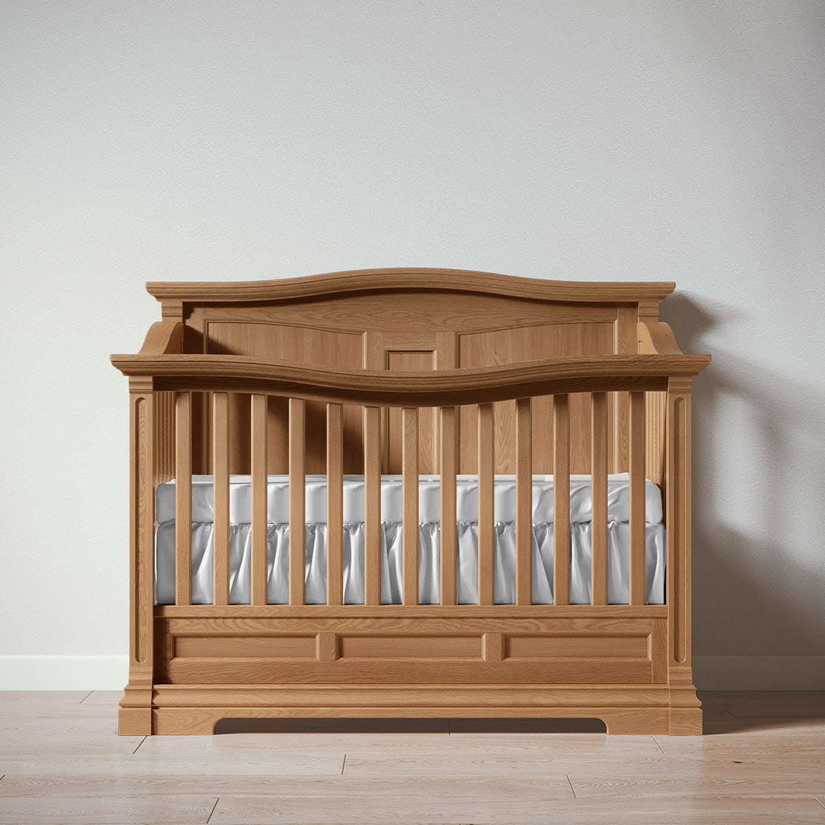 Romina Imperio Convertible Crib / Solid Back Cribs Romina Furniture Harvest