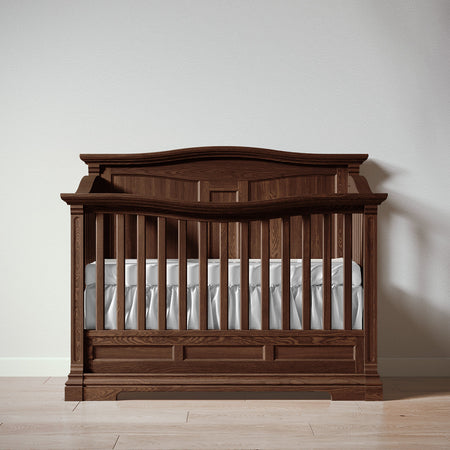 Romina Imperio Convertible Crib / Solid Back Cribs Romina Furniture Nocello