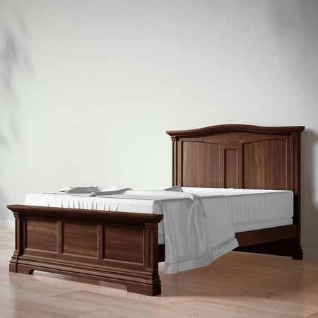 Romina Imperio Full Bed / Solid Back Beds - Full Romina Furniture Nocello