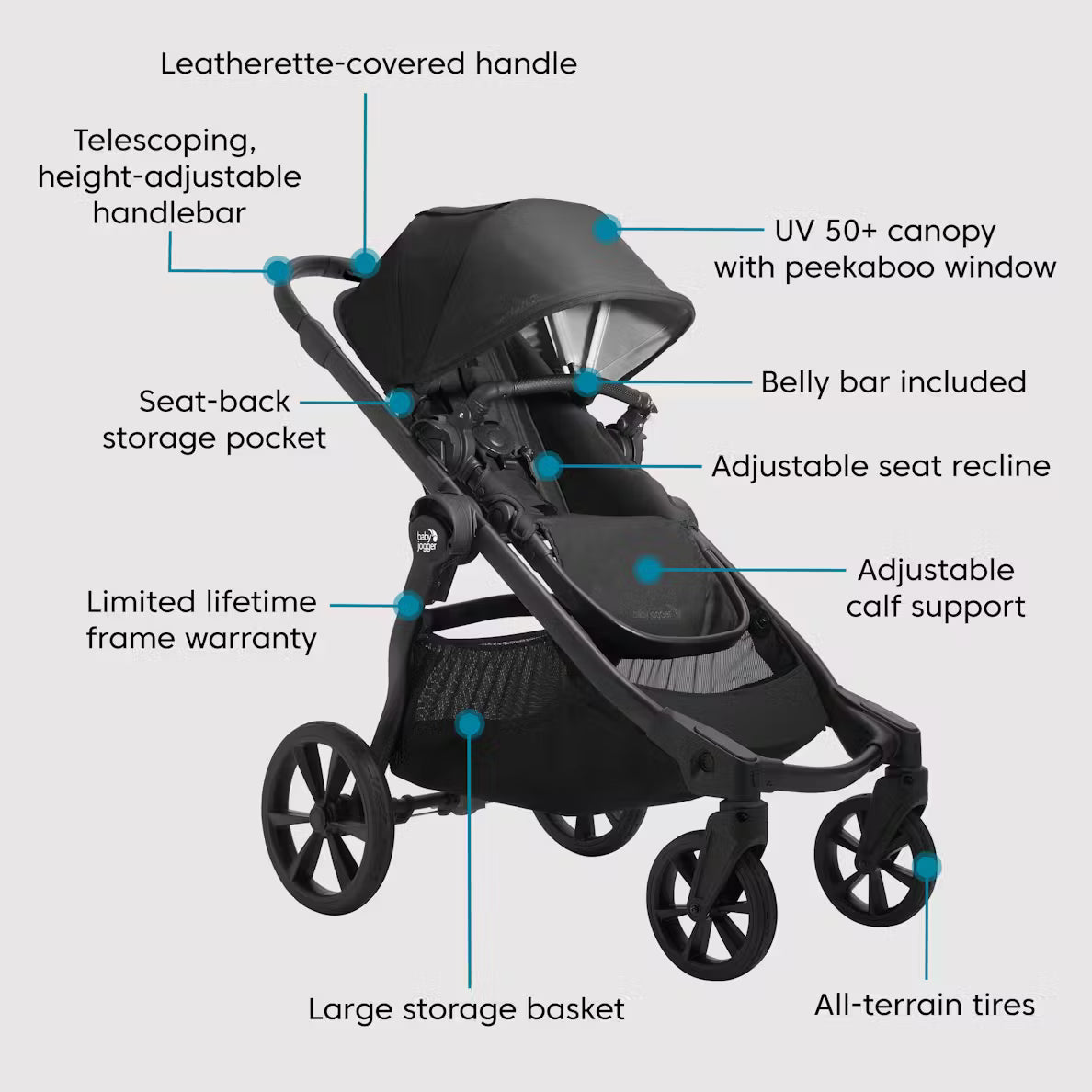 City Select 2 Travel System + Infant Essentials Bundle | Eco Collection Strollers - Travel Systems Baby Jogger
