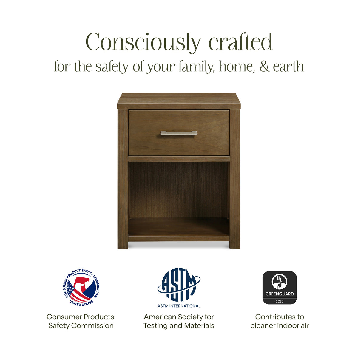 Monogram by Namesake Hemsted Nightstand Nightstands Namesake