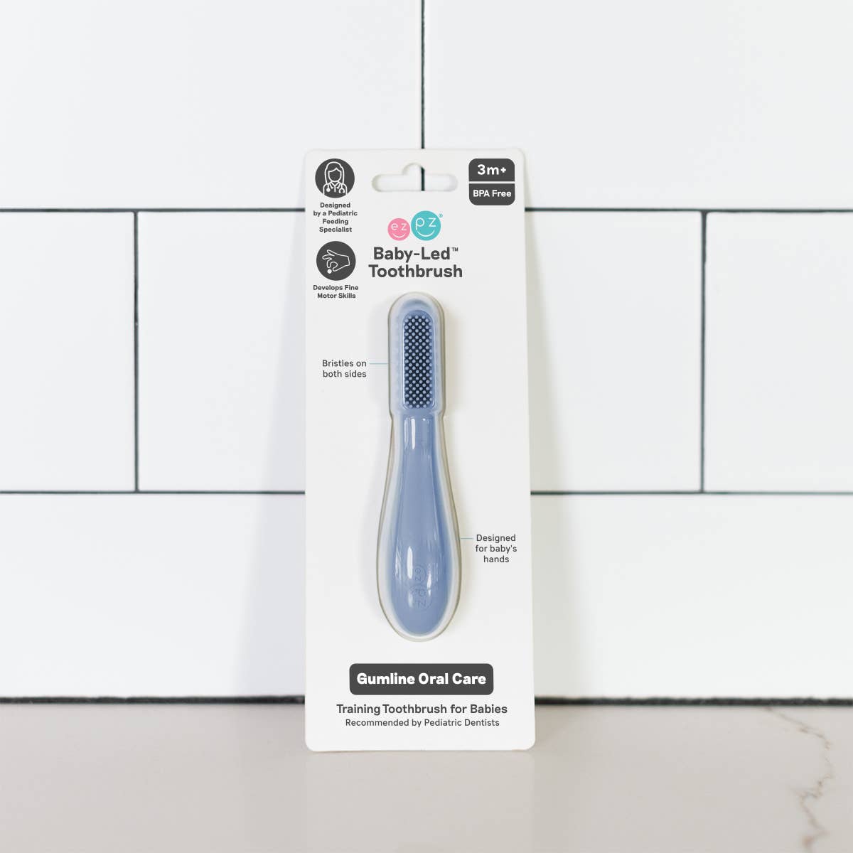 Baby-Led™ Toothbrush (Baby 3+ months) Pacifiers & Teethers ezpz