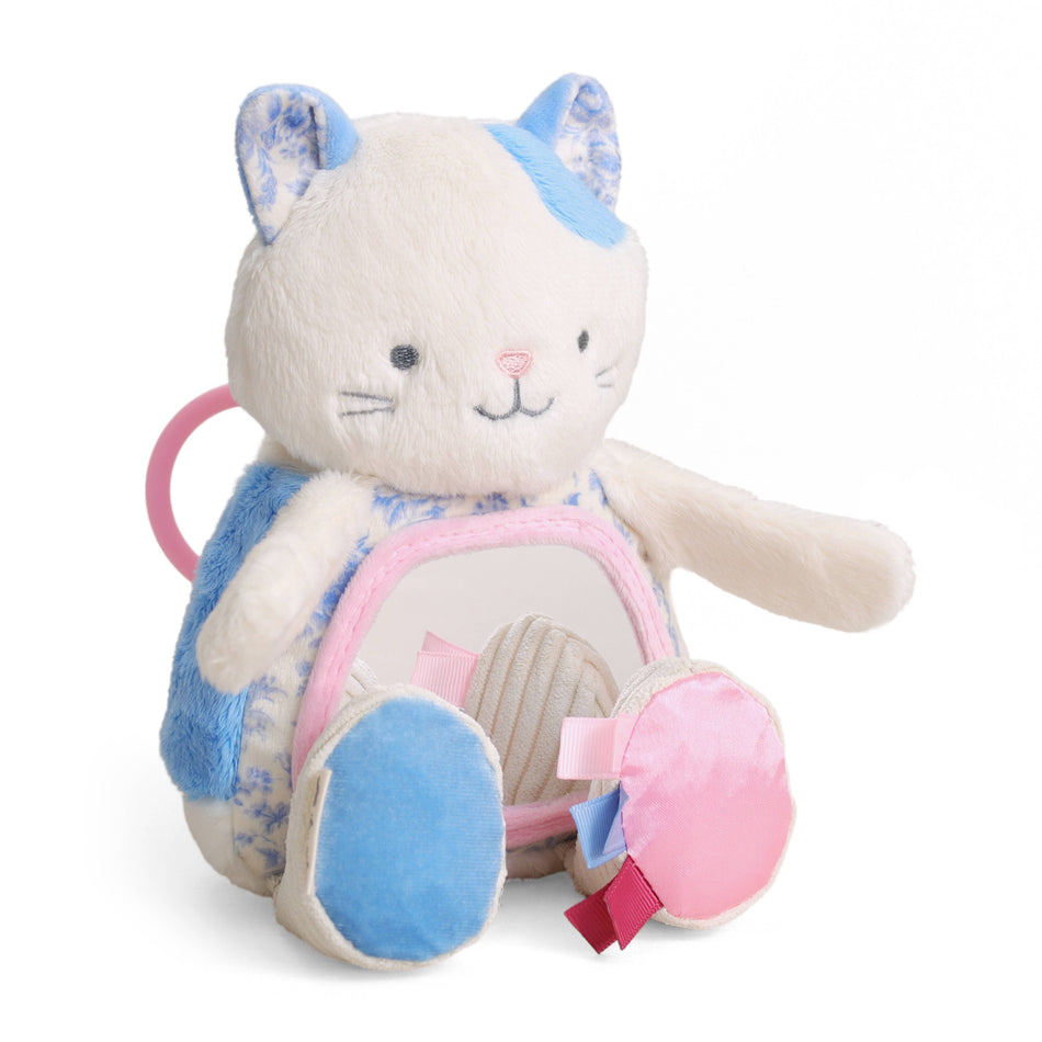 Itzy Bitzy Mirror™ Sensory Tummy Time Mirror - Kitty Activity Toys Itzy Ritzy