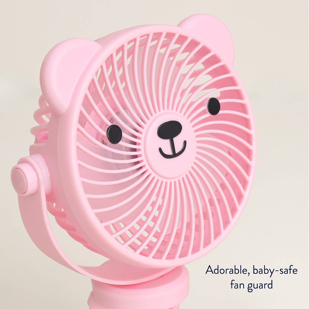 Itzy Breeze 3-Speed Stroller Fan™ Stroller Accessories Itzy Ritzy Pink