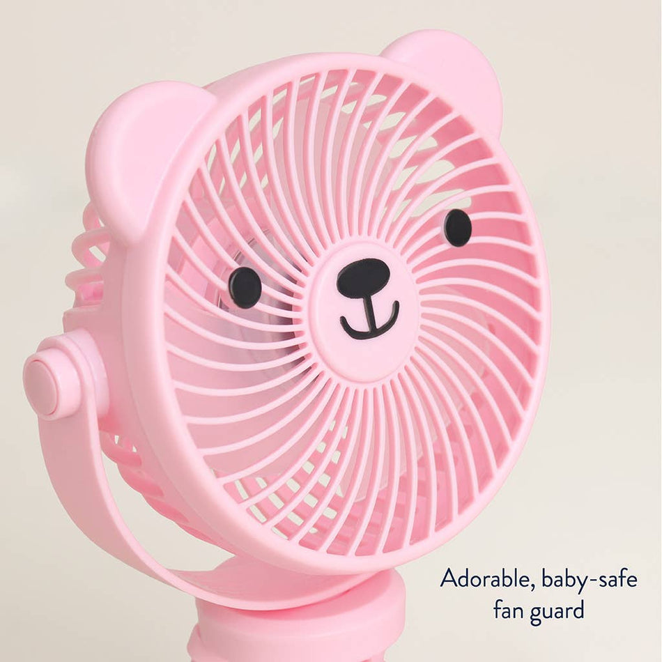 Itzy Breeze 3-Speed Stroller Fan™ Stroller Accessories Itzy Ritzy Pink