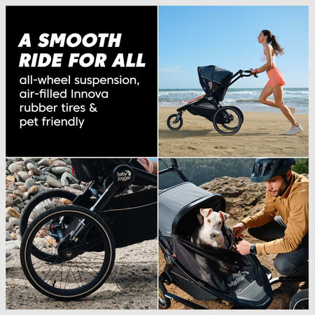 City Prix Jogger + BIke Trailer + Shield Bundle Strollers - Single Baby Jogger